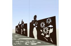 China Rust 2mm Corten Steel Decorative Panels Polished supplier