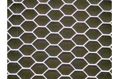 China Isosceles Fancy Hexagonal Steel Mesh，4mm Equivalent Stem Diamond Shape Metal Mesh supplier