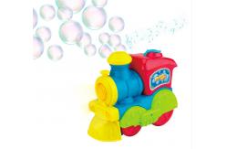 China EN71 ABS Bubble Blowing Toy Train With Lights And Sounds supplier