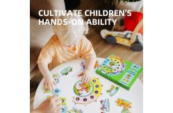 China Round Baby Jigsaw Puzzles Early Education Preschooler Toys about Nature Changes supplier