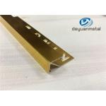 Logo Punched Aluminium Floor Trim Profiles U Shape GB 5237-2008 Standard for sale