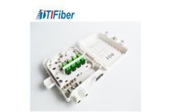 China Low Price Outdoor PLC FTTH 1x4 Fiber Cable Splitter Distribution Box supplier