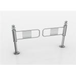 Mechanical Hand Push Electronic Turnstiles Single Direction Entrance Security Gates for sale