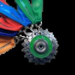 Combination 5 Gear Cycling Custom Race Medal  Logo Printed / Die Cast for sale