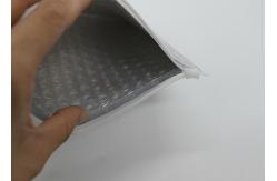 China Heat Seal Zipper Aluminum Foil Bags Aircraft Hole Shiny Moisture Proof supplier