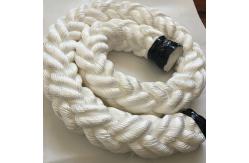 China High Tenacity 8 Strand Polyester Berth Mooring Ship Rope 48mm-120m Diameter supplier