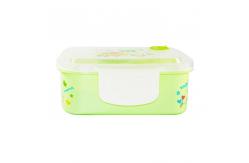China Rectangular Reusable Plastic Lunch Containers , 1L Reusable Takeaway Food Containers supplier