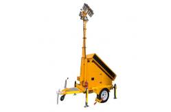 China Security Emergency Lighting Tower Solar LED Light Tower For Building Lighting supplier