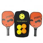 3K Carbon Fiber Pickleball Racquet Orange Pickle Ball Paddle for sale