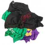 25-55cm 90% Cotton  20kg Dark Colored T Shirt Rags for sale