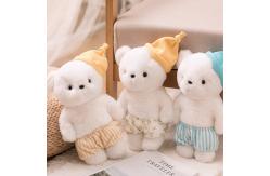China Hand Washable 100g Teddy Bear Plush Toys With Hat supplier