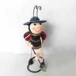 Bee Ornament High Weather Resistance Metal Garden Decorations Add a Touch of Nature to Your Garden for sale