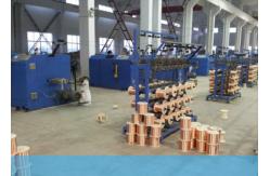 China PLC Control Automatic 7500W Double Twist Bunching Machine For Wire supplier