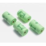 Factory Customized Eco friendly cornstarch compostable biodegradable dog poop bags for dog for sale