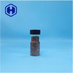 Transparent PET Mustard Salt Black Pepper Powder Curry Spice Jar Flip Top Cap for sale