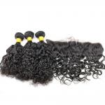 China Natural Black Peruvian Human Hair Bundles No Shedding For Fashion Ladies manufacturer