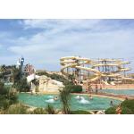 Durable Spiral Swimming Pool Slide Large Thrilling Playground Entertainment Equipment for sale