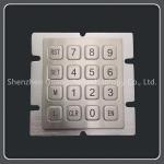 Laser Engraved 4x4 Matrix Keypad Stainless Steel Material For Industrial Equipment for sale