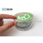 Compact Round Custom Pocket Makeup Mirror OEM For Promotional