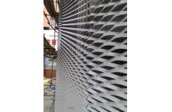 China 1.5mm 2mm Aluminum Expanded Metal Mesh Ceiling Customized Services supplier