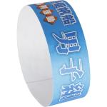 Factory Sweat Resistant Tyvek Dupont Event Wristbands Barcode Events Variety Of Colors Paper Event Bracelet for sale