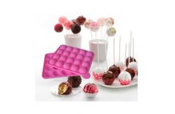 China 3D Round Silicone Lollipop Candy Molds Sustainable Custom Logo Eco Friendly supplier