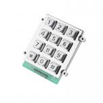 12 Key Vandalproof IP65 Backlit Numeric Keypad Zinc Alloy Matrix For Dark Environment for sale