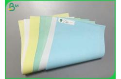 China 50g White blue Pink 3 Part Carbonless Paper For Making Invoice Pad supplier