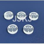 Scratch Resistant Synthetic Sapphire Window Optic Sapphire Button With Grooves for sale