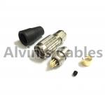 Hirose 8 Pin Circular Metal Connectors HR25-7TP-8P Silver Contact Plating