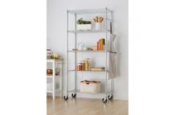 China NSF Home Wire Shelving Five Layer Removable / Wire Shelf Organizer supplier