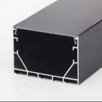 Power LED Chips Aluminium LED Profile With PMMA Semi-Clear Matte Diffuser for sale