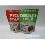 Custom Made Promotional Chocolate Biscuit Snack Bag Packaging Gravure Printing for sale