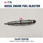 Common Rail Diesel Fuel Injector 0445120236 5263308 for Komatsu PC200‑8 PC300‑8, Cummins QSB6.7 QSC8.3 QSL9 Engine, New Replacement for Optimal Fuel Efficiency for sale