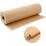 Greaseproof 90gsm Recycled Kraft Paper Rolls Natural Wood Pulp for sale