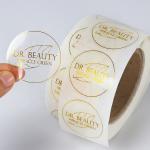 Clear Vinyl Sticker Paper Transparent Plastic For Costmetic for sale
