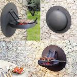 Customized Folding BBQ Brazier Fire Pit Corten Steel