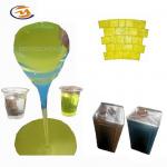 Ratio 1:1 PU Rubber Concrete Stamp Casting Liquid Polyurethane Rubber for sale