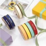 Eco-Friendly Tencel Double Face RPET Ribbon Roll for Gift Wrapping in Many Colors for sale
