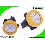 IP 67 Water Proof Coal Mining Lights , 2.2Ah battery capacity Cordless LED Miners Helmet Light for sale