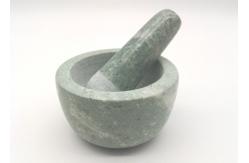 China Marble Stone Spice Grinder 10cm x 6cm Kitchen Herb And Spice Tools supplier
