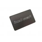 Metal Plate Etching Stainless Steel Business Cards With Matte Surface