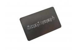 China Metal Plate Etching Stainless Steel Business Cards With Matte Surface supplier