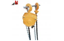 China Mine Galvanized Steel 2t Movable Lifting Chain Block supplier