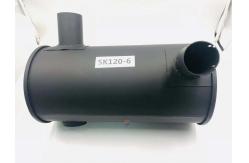 China SK120-6 Excavator Diesel Engine Exhaust Muffler supplier