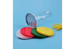 China Clear Round Honey 750ML Easy Open Plastic Food Cans supplier