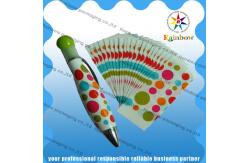 China PVC / PET Shrink Wrap Sleeves With Customized Printing For Pen / Pencil supplier