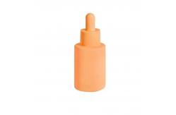 China Customzied 20ml 30ml & 50ml Flat Shoulder Glass Essential Oil Bottle With Dropper Cap supplier