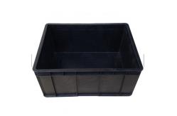 China Electronic SMT Rack ESD Storage Box Black Conductive Plastic Circulation Antistatic supplier
