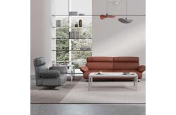 China Customized iso Single Leather Recliner Sofa Two Seater Living Room supplier